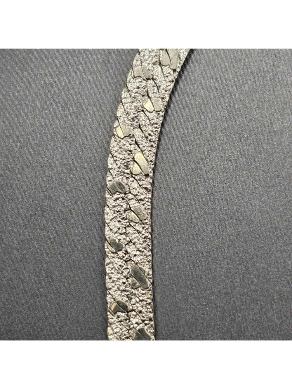 Sterling Silver Riccio Herringbone Necklace 18